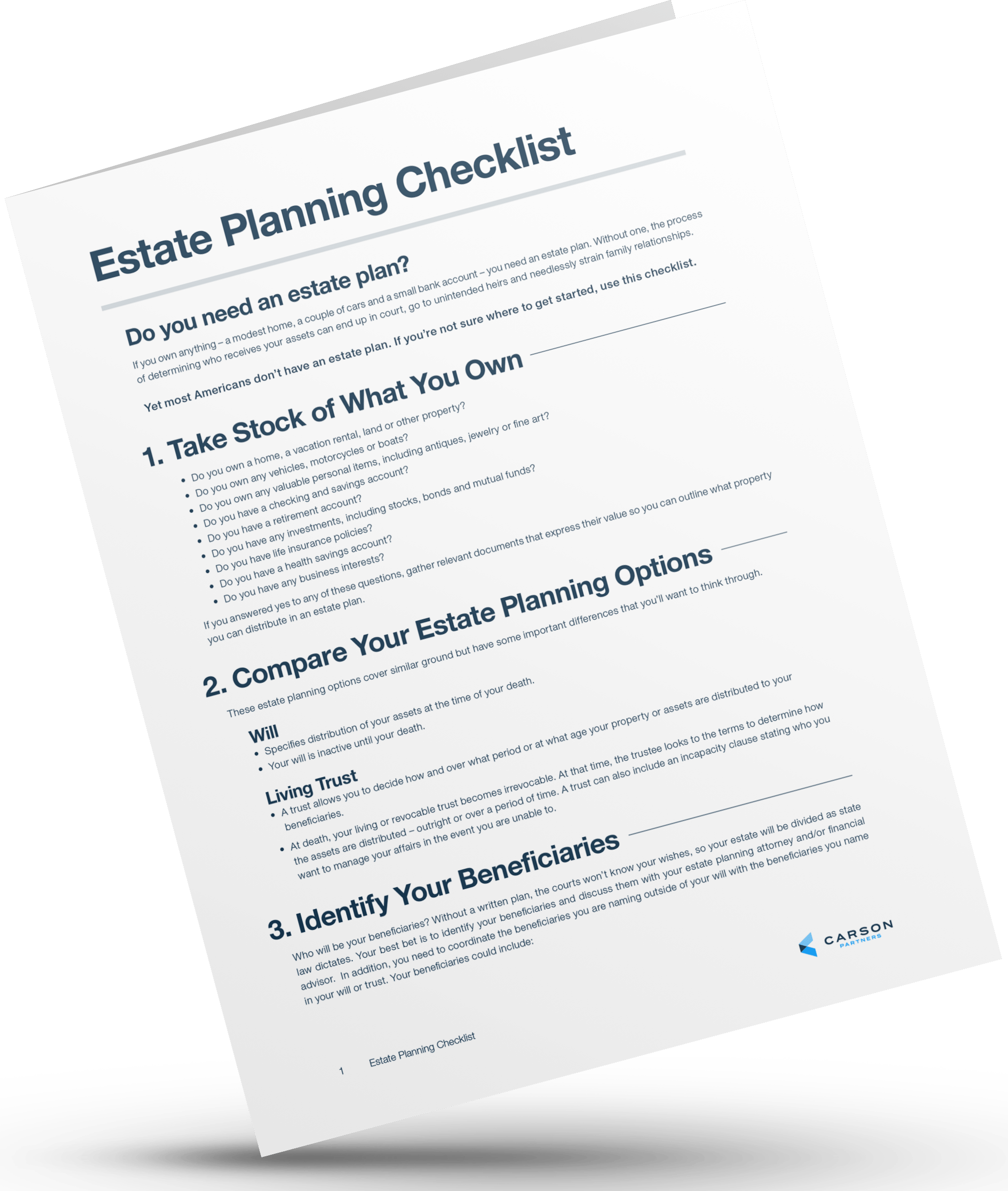 Estate Planning Checklist
